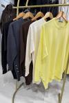 OVERSIZE MERSERİZE TRİKO Krem