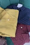 TENCEL TAŞLI GÖMLEK TUNİK Bordo