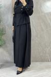 TENCEL ETEKLİ TAKIM Siyah