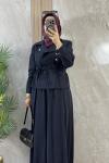 TENCEL ETEKLİ TAKIM Lacivert