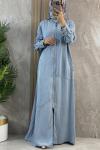  TENCEL FERACE BUZ MAVİSİ