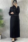 JAKARLI ETEKLİ TAKIM Siyah