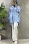 BASIC MODAL GÖMLEK Bebe Mavisi