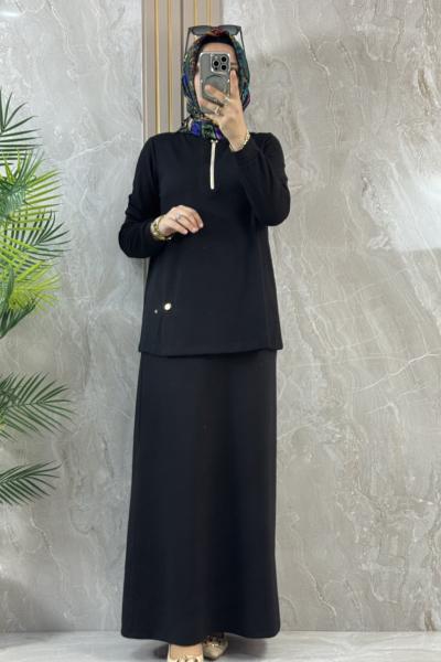 PENYE ETEKLİ TAKIM Siyah