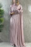 JANJAN ABİYE ELBİSE  Pembe