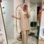 BNN3008 MERSERİZE TUNİK Bej