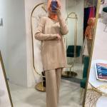BNN3015 MERSERİZE TRİKO PANTOLON Bej
