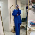 BNN3015 MERSERİZE TRİKO PANTOLON Saks Mavisi