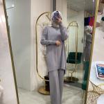 BNN3015 MERSERİZE TRİKO PANTOLON Gri